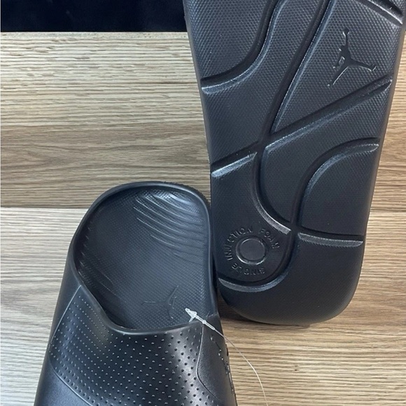 Jordan Black Perforated Slides main image 4